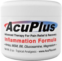 AcuPlus Pain Relief Cream - Advanced Therapy for Relief and Recovery from Bursitis, Tendonitis, Joint Pain, Arthritis Pain, and Muscle Pain - Back Pain Relief (2 Ounces)
