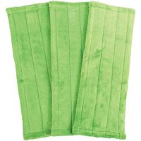 Cen-Tec Systems 94797 Microfiber Mop Replacement Heads - 3 Pack, Green