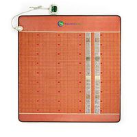 HealthyLine PEMF Mat • King 80in x 76in Soft • Heated Mattress Pad • 36 LED Photons, 660nm Red Light Therapy • Bio Amethyst Mat - Infrared Therapy Provides Insomnia Relief • 75 lbs • 700 Watts