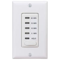 Intermatic EI200W Electronic Timer, 5/10/15/30 Minute, White