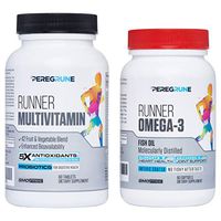 Runner Multivitamin & Omega 3 Bundle | Engineered for Runners | Antioxidants: Vitamin C (5X), Vitamin E (2X) | Energy & Vo2 Max: Vitamin B12 (10x) | Joints & Heart: 1,000mg Fish Oil | GMP Certified