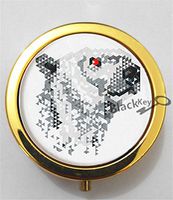 BlackKey Polar Bear 3-Compartment Decorative Pocket Gift Box Case Organizer for Pill, Color 2 -2272