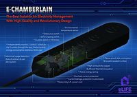 eLIFEconnection 100H PR2 Multi-Plug Timer Switch Outlets Smart Power Strip Energy Saving Surge Protection Smart Power Strip Wi-Fi Individual Control Sockets Power Strip with Web Monitor