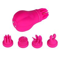 Huilier 10 Speeds USB Rotation Vibration Handheld Waterproof Silicone Vibrator Treatment of Muscle Pain and Relaxation Percussion