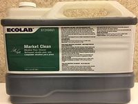 Ecolab 61249461 Market Clean Alkaline Floor Cleaner - 2.5 Gallon