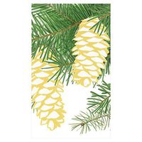 Caspari Pinecones Paper Match Box - 40 Stick Matches