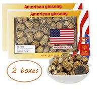 DABC OAK LAND 4OZ*2=227gm/2 Boxes Hand-Selected American Wisconsin Farmed Ginseng Root | Pearl 美国威斯康辛州西洋参 花旗参 礼盒装 |Cultivated American Wisconsin Ginseng 068# Box