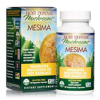 Host Defense, Mesima Capsules, Helps Reduce Free Radicals and Supports Immune Health, Mushroom Supplement, Vegan, Organic, Gluten Free, 60 Capsules (30 Servings)