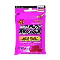 Jelly Belly Sport Beans - Energizing Jelly Beans - Fruit Punch Flavor, 24 x 1 Ounce Bags