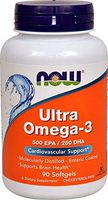 Ultra Omega -3, 90 Sgels by Now Foods (Pack of 3)