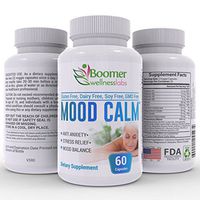 Anti-Anxiety Supplement for Relief of Panic Attacks & Anger Outbursts. Helps Promote Relaxation, Positive Mood & Energy. 100% Natural & Herbal—Ashwagandha, Chamomile & GABA. Bonus E-Book. Mood Calm