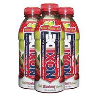 NOXIDE Super Antioxidant Body Detox New Formula with Turmeric Root & Milk Thistle | Helps Cleanse Liver (Kiwi Strawberry) 3 Pack (16oz/Bottle)