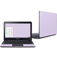 Mightyskins Skin Compatible with Samsung Chromebook 3 11.6" - Solid Lilac | Protective, Durable, and Unique Vinyl Decal Wrap Cover | Easy to Apply, Remove, and Change Styles | Made in The USA