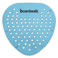 Boardwalk GEMCBL Gem Urinal Screen, Lasts 30 Days, Blue, Cotton Blossom Fragrance, 12/Box