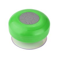 Huangou ❤ Waterproof Bluetooth Mini Speaker ❤ Hands-Free Waterproof Wireless Bluetooth Mini Speaker Mic Suction for Shower Lot (Green, Free)