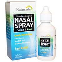 NATURADE SALINE & ALOE NASAL SPRAY, 1.5 FZ , 6 pack