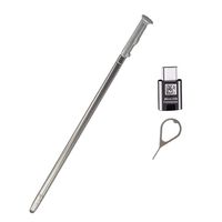 Stylus Pen for Stylo 5 Touch Pen,Stylus Pen Replacement Part for LG Stylo 5 Q720 Q720MS Q720PS Q720CS LCD Touch Pen+Micro USB to Type C Adapter+Eject Pin (Silver)
