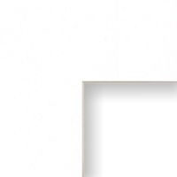 Craig Frames B461 17x22-Inch Mat, Single Opening for 13x19-Inch Image, Crisp White with Cream Core