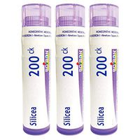 Boiron Silicea 200ck, Homeopathic Medicine for Fatigue and Irritability Due to Overwork, 3 Count