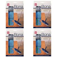 Bona 3-Piece Microfiber Pad Pack - 4 PACK