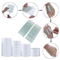 Ewinodon Fixed Transparent Stretch Adhesive Sticker,Tattoo Bandage Roll - Waterproof Transparent Adhesive Dressing Fixer Plaster Stretch Fixation Tape Bandage 11yard/10M (5.9inch*11yard)
