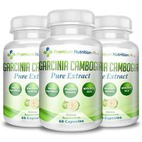 Premium Nutrition Plus Garcinia Cambogia Plus for Weight Loss - 3 Bottles