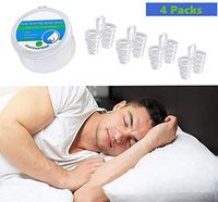 Anti Snoring Devices to Ease Breathing, Nose Vents Snoring Solution Snore Stopper Nasal Dilator Sleep Aid for Better Sleep (4 Packs in 1 Size)