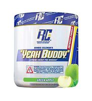 Ronnie Coleman Signature Series Yeah buddy green apple dietary supplement, Green Apple, 9.5oz (270 Grams)