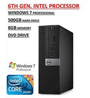 Newest Edition ~ Dell Optiplex 3040 SFF Business / Professional Desktop PC ~ 6th Gen. Intel i3-6100 3.7GHz Processor ~ 8GB RAM ~ 500GB 7200RPM HDD ~ DVD Drive ~ HDMI 1.4 ~ Windows 7 Professional 64bit
