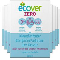Ecover Zero Dishwasher Soap Powder, 48 Ounce (Pack 8)