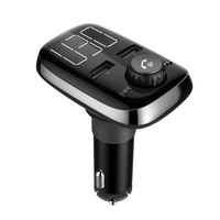 Renog Bluetooth FM Transmitter for Car Radio MP3 Player Hand Free Design Output 5V 3.4A AUx Port Micro SD Cards USB Flash Drive Support MP3 WMA WAV Format