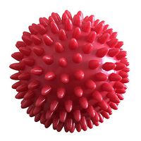 AKOAK 1 Pack 8.5cm Yoga Ball Muscle Relaxation Exercise Fitness Foot Massage Ball Body Trigger Point Fitness Hands and Feet Pain Relief (red)