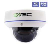 SV3C Full HD 1080P Dome POE IP Security Camera Indoor/Outdoor(Wired, not Wireless), Vandal-Proof, IP66 Waterproof, Support Remote Viewed by iPhone,Andriod Phone,Pad and Windows PC