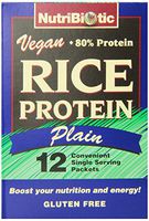 Nutribiotic Rice Protein Packets, Plain, 12 Count