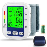 Wrist Blood Pressure Monitor,MOICO Voice Broadcast Automatic Digital Blood Pressure Monitor,Backlight LCD Display-BP Monitor Blood Pressure Cuff Detects Irregular Heartbeat
