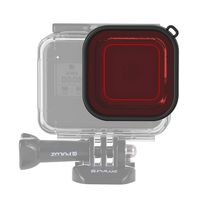 Camera Lens Filter Square Housing Diving Color Lens Filter for GoPro HERO8 Black(Pink) Lens Accessories (Color : Red)