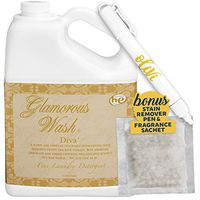 Tyler Diva Glamorous Wash Laundry Detergent - 1 Gallon - with Bonus Olivi Stain Remover Pen - Fresh Scented Sachet - Laundry Detergent - for Washing Clothes, Linen, Lingerie, Expensive Fabric, Sheets