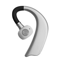 Tenlso True Wireless Earbuds, IPX4 Waterproof 5.0 Wireless Ear-Hook Headphones in-Ear Stereo Earbuds with Noise Canceling Mic, Hands Free Headsets for Driving Business Traveling, 48 Hrs Playtime