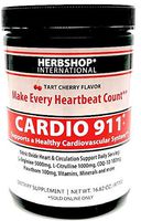 Cardio 911® Heart Health Supplement - L-Arginine 5000mg Now with L-Citrulline 1000mg Combo Powder 16 Oz. - Tart Cherry