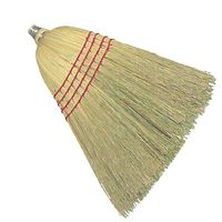 HUB City Industries 36-C Warehouse 100% Corn Broom, 1-1/8" x 42" Handle
