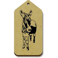 Azeeda 10 x 'Friendly Donkey' 66mm x 34mm Gift Tags (TG00046045)