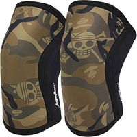 Knee Sleeves (1 Pair), 7mm Thick Compression Knee Braces Offer Perfect Support for Squats Weightlifting,Powerlifting,Crossfit,Cross Training WOD for Men & Women(Small)