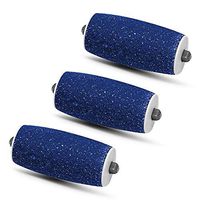 Refill Rollers for PediBunny Electric Foot File - Set of 3(Blue)