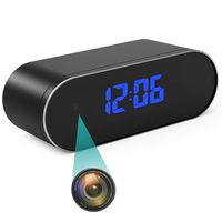 LOAZRE Spy Clock Camera, Hidden Cam WiFi Hidden Cameras 1080P HD Video Recorder Wireless IP Cam for Indoor Security Monitoring Nanny, Baby, Old People Cam 140° Wide Angle Lens with Night Vision