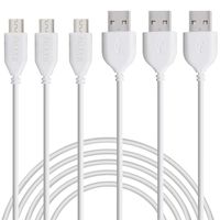 3-Pack 13ft Power USB Extension Cable for Wyze Cam, Blink, Yi, Oculus Security Camera, White