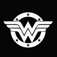 Wonder woman superhero Logo symbol car truck laptop macbook decal sticker 6 inches white