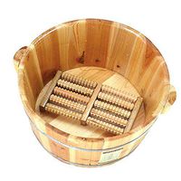 Foot tub Foot Bath Barrel Foot Bath Tub Cedar Wood Thickened Natural Thicken Foot Basin Wooden Bucket Foot Spa Tub Household Sleep, Improve