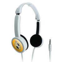 GRAPHICS & MORE Harry Potter Hufflepuff Painted Crest Novelty Travel Portable On-Ear Foldable Headphones