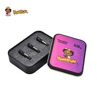 Glass Filter Tip, Round and Flat Mouth, Black and White, 3 Packs (Pink)