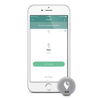 TrackR pixel - Bluetooth Tracking Device. Item Tracker. Phone Finder. iOS/Android Compatible - Gray (3 Pack)
